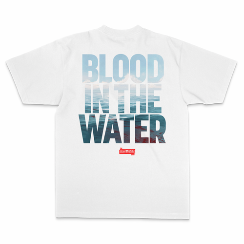 Blood in the Water Shirt - White